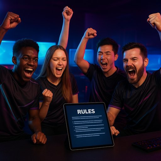 7c777 Win rules notice on tablet screen